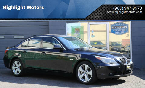 2007 BMW 5 Series for sale at Highlight Motors in Linden NJ