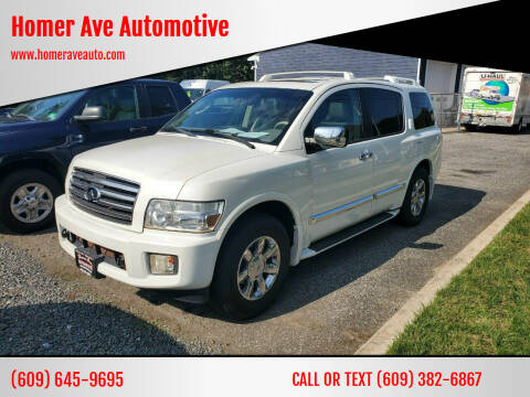 2005 Infiniti QX56 for sale at Homer Ave Automotive in Pleasantville NJ