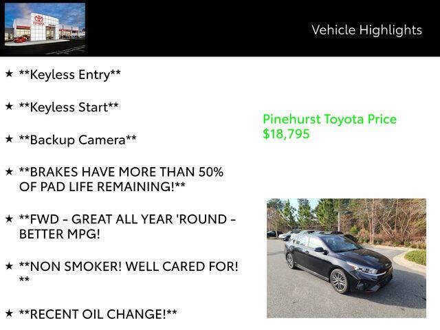 2022 Kia Forte GT Line