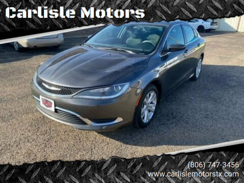 2016 Chrysler 200 for sale at Carlisle Motors in Lubbock TX