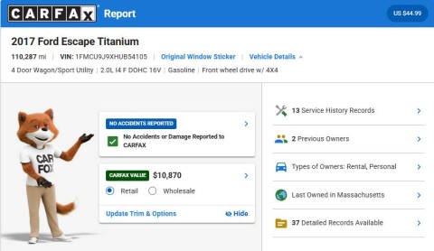 2017 Ford Escape Titanium