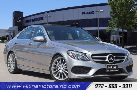 2015 Mercedes-Benz C-Class for sale at HILINE MOTORS in Plano TX