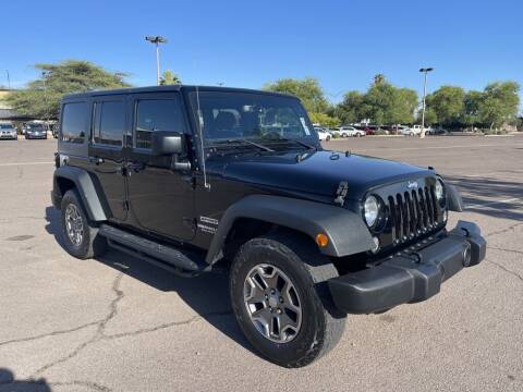 2016 Jeep Wrangler Unlimited for sale at Rollit Motors in Mesa AZ