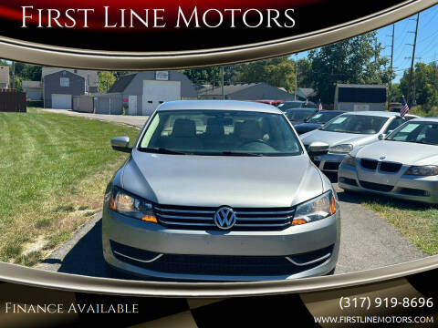 2012 Volkswagen Passat for sale at First Line Motors in Jamestown IN