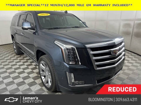 2019 Cadillac Escalade ESV for sale at Leman's Chevy City in Bloomington IL