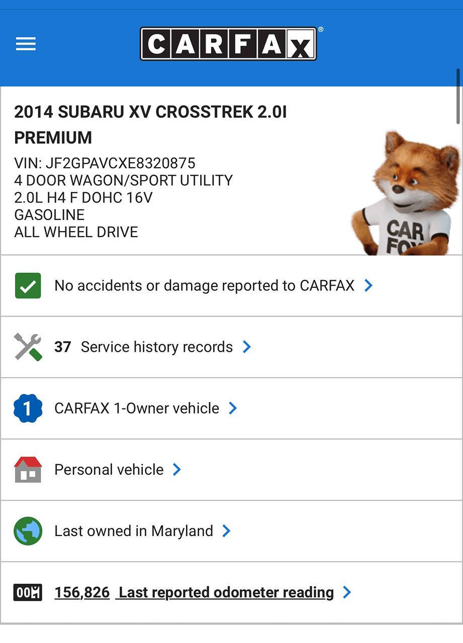 2014 Subaru XV Crosstrek for sale at White Top Auto in Warrenton, VA