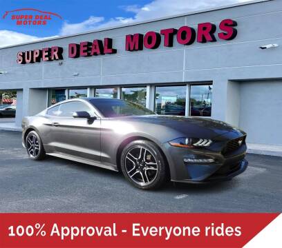2019 Ford Mustang for sale at SUPER DEAL MOTORS in Hollywood FL