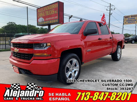2018 Chevrolet Silverado 1500 for sale at Alejandro Cars & Trucks Inc in Alvin TX