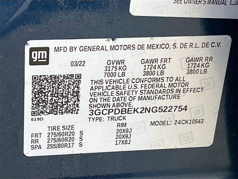 2022 Chevrolet Silverado 1500