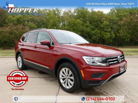 2018 Volkswagen Tiguan for sale at HOPPER MOTORPLEX in Plano TX