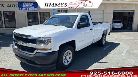 2017 Chevrolet Silverado 1500 for sale at JIMMY'S AUTO WHOLESALE in Brentwood CA