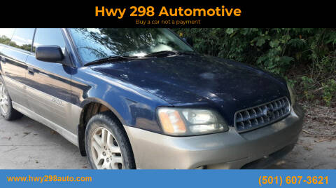 2004 Subaru Outback for sale at Hwy 298 Automotive in Benton AR