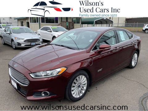 2016 Ford Fusion Energi for sale at Wilson's Used Cars Inc in Eugene OR