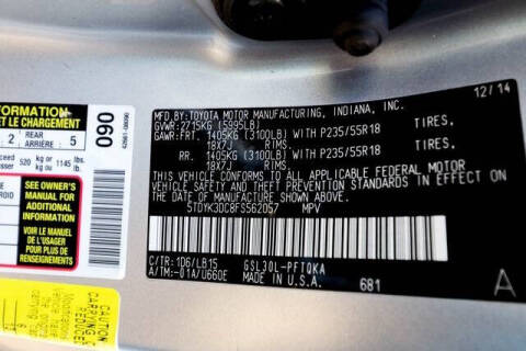 2015 Toyota Sienna Limited Premium 7-Passenger