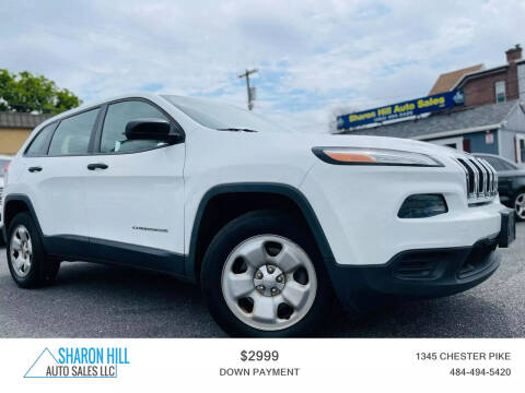 2014 Jeep Cherokee for sale at Sharon Hill Auto Sales LLC in Sharon Hill PA