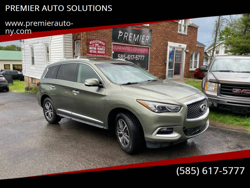 2016 Infiniti QX60 for sale at PREMIER AUTO SOLUTIONS in Spencerport NY