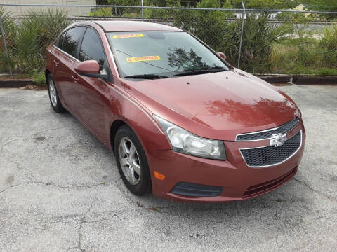 2013 Chevrolet Cruze for sale at Easy Credit Auto Sales in Cocoa FL