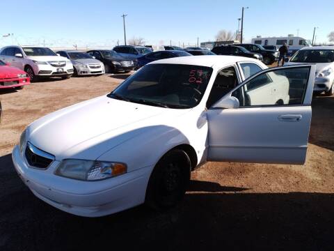 2002 Mazda 626 for sale at PYRAMID MOTORS - Fountain Lot in Fountain CO