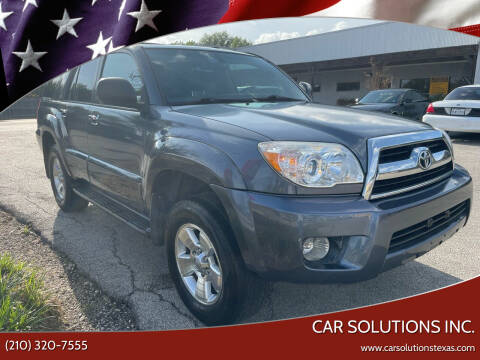 2008 Toyota 4Runner for sale at Car Solutions Inc. in San Antonio TX