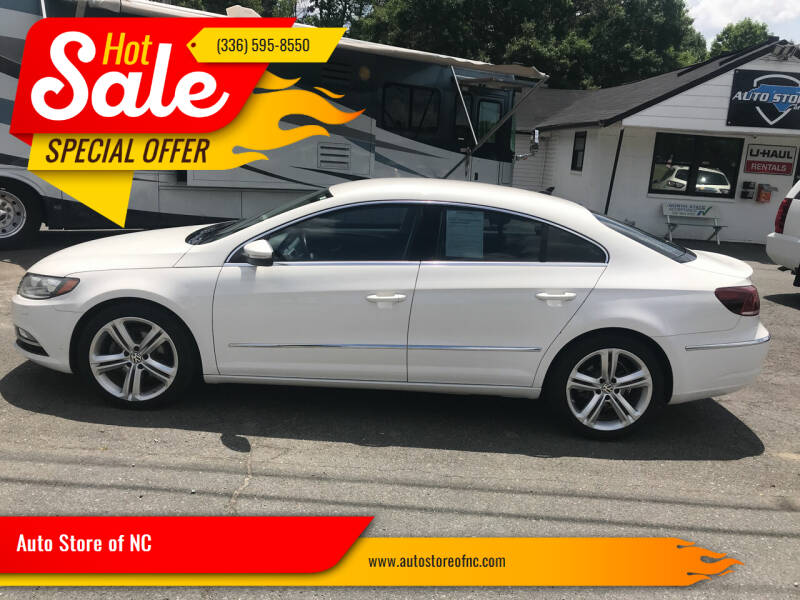 2013 Volkswagen CC for sale at Auto Store of NC in Walkertown NC