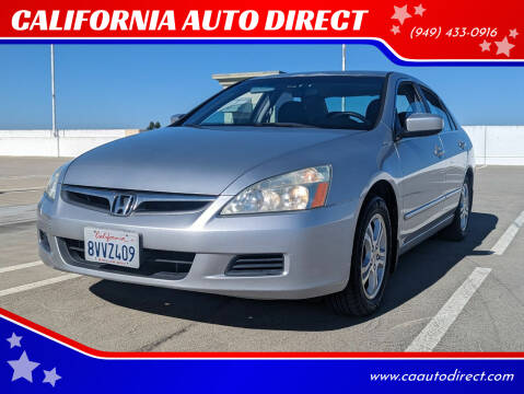 2007 Honda Accord for sale at CALIFORNIA AUTO DIRECT in Costa Mesa CA