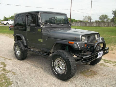 1991 Jeep Wrangler for sale at Hartman's Auto Sales in Victoria TX