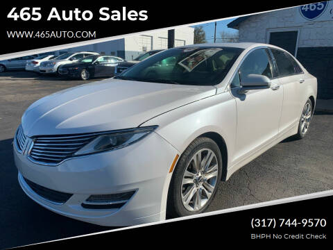 2015 Lincoln MKZ for sale at 465 Auto Sales in Indianapolis IN