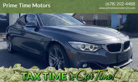 2016 BMW 4 Series for sale at Prime Time Motors in Marietta GA