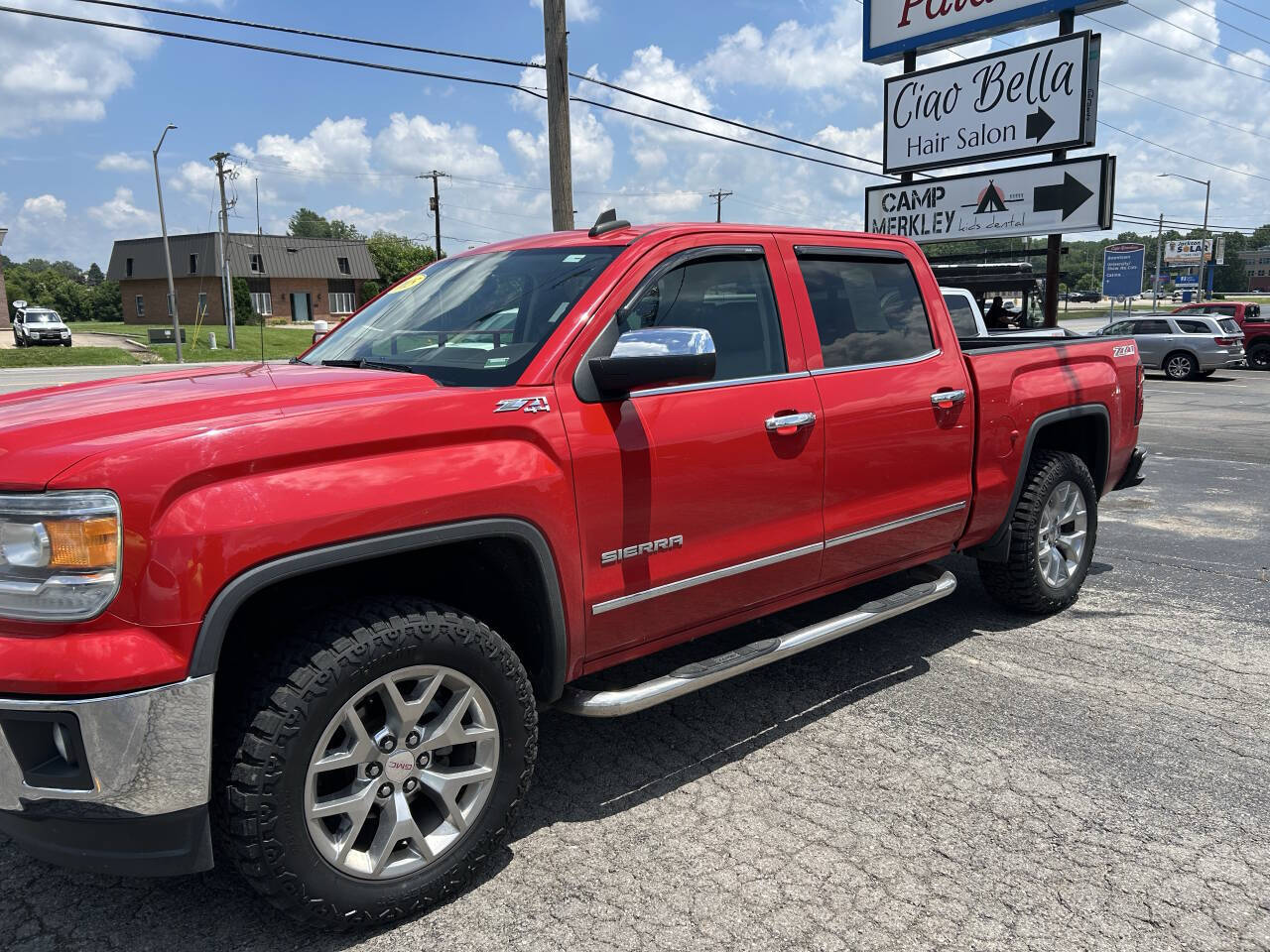 Red 2015 GMC Sierra 1500 SLT 2