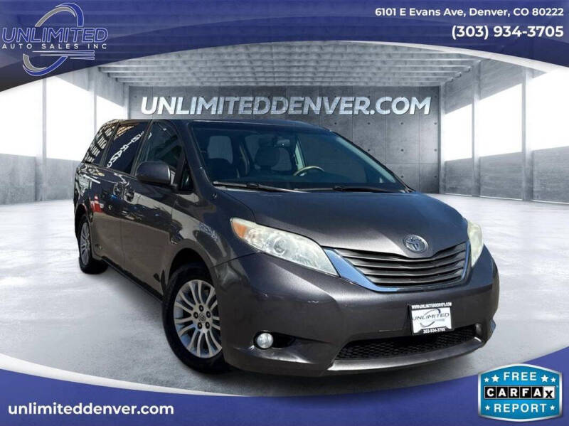 2014 Toyota Sienna for sale at Unlimited Auto Sales in Denver CO