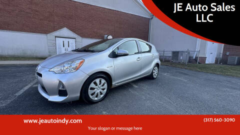 2013 Toyota Prius c for sale at JE Auto Sales LLC in Indianapolis IN