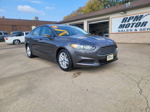2016 Ford Fusion for sale at RPM Motor Company in Waterloo IA
