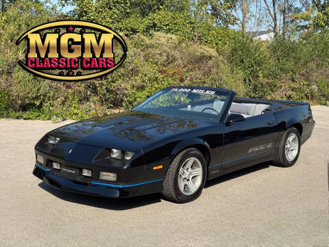 1989 Chevrolet Camaro for sale at MGM CLASSIC CARS in Addison IL