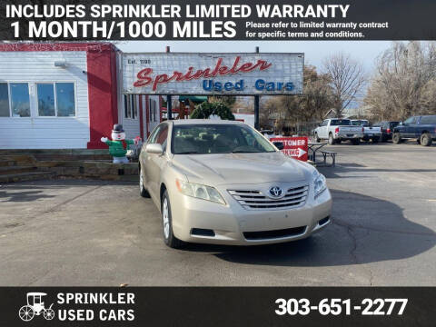 2007 Toyota Camry for sale at Sprinkler Used Cars in Longmont CO