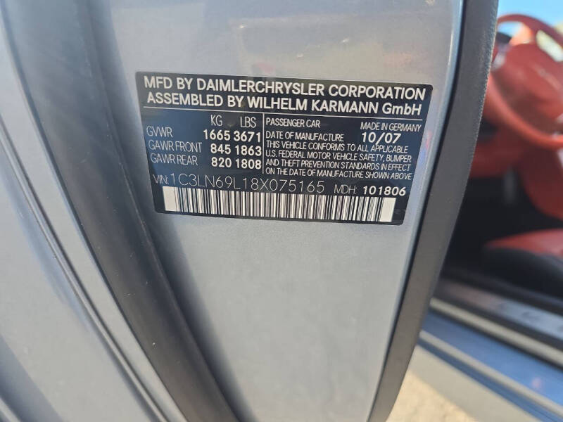 2008 Chrysler Crossfire Limited