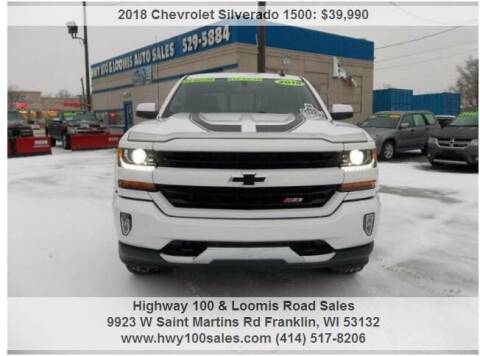 2018 Chevrolet Silverado 1500 for sale at Highway 100 & Loomis Road Sales in Franklin WI