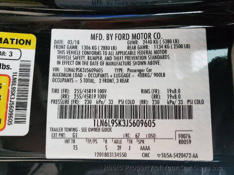 2018 Lincoln Continental Select