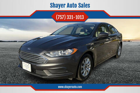 2018 Ford Fusion for sale at Shayer Auto Sales in Cape Charles VA