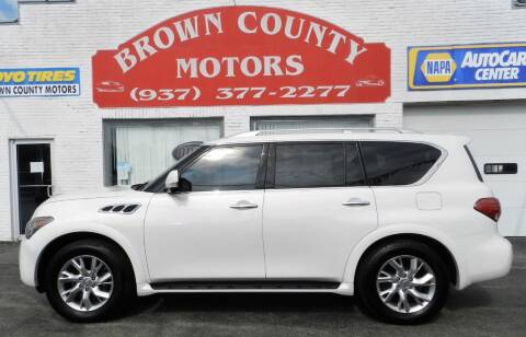 2013 Infiniti QX56 for sale at Brown County Motors in Russellville OH