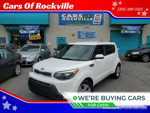 2015 Kia Soul for sale at Cars Of Rockville in Rockville MD