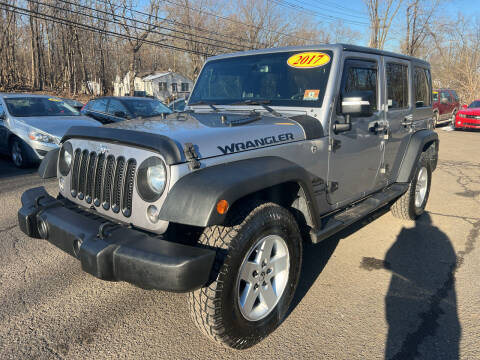 2017 Jeep Wrangler Unlimited for sale at CENTRAL AUTO GROUP in Raritan NJ