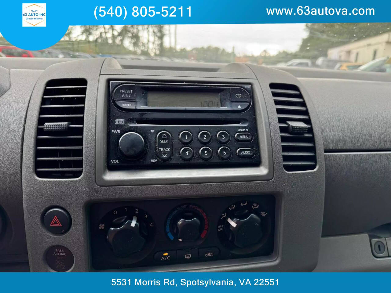 2007 Nissan Frontier for sale at 63 Auto Inc in Spotsylvania, VA