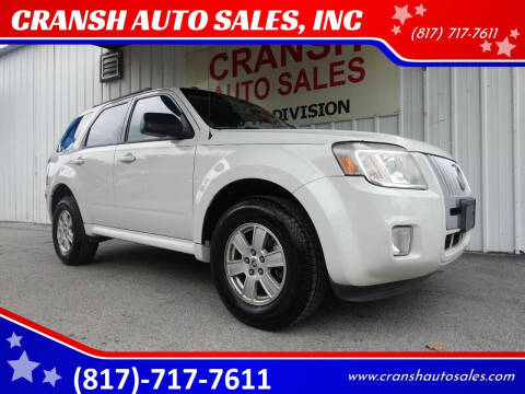 2011 Mercury Mariner for sale at CRANSH AUTO SALES, INC in Arlington TX