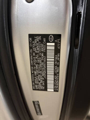 2008 Lexus SC 430