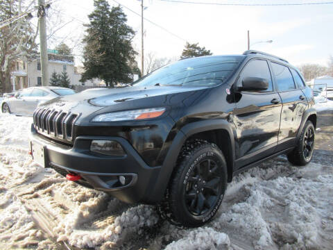 2017 Jeep Cherokee for sale at CARS FOR LESS OUTLET in Morrisville PA