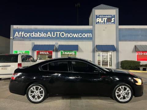 2012 Nissan Maxima for sale at Affordable Autos in Houma LA