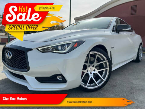 2017 Infiniti Q60 for sale at Star One Motors in Hayward CA