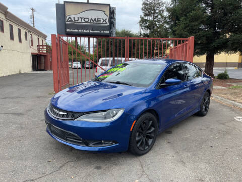 2016 Chrysler 200 for sale at AUTOMEX in Sacramento CA