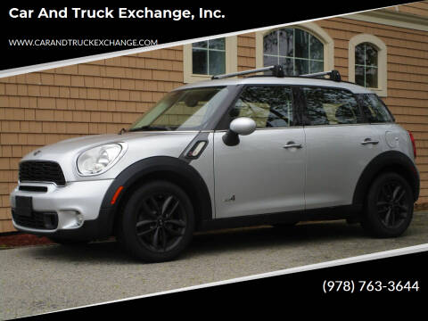 2012 MINI Cooper Countryman for sale at Car and Truck Exchange, Inc. in Rowley MA