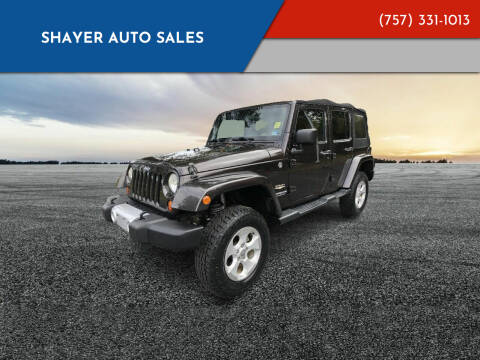 2013 Jeep Wrangler Unlimited for sale at Shayer Auto Sales in Cape Charles VA